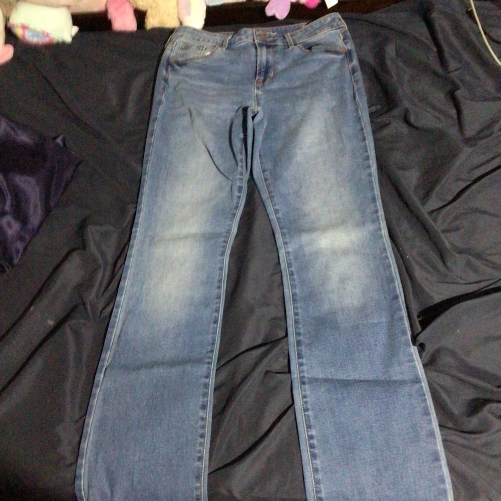Old navy blue jeans